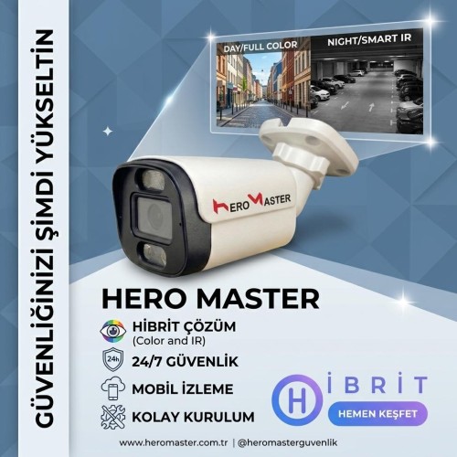 HeroMaster Hybrit Güvenlik Kamerası