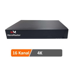 16 Kanal Xmeye Nvr Ip Kamera Kayıt Cihazı Heromaster
