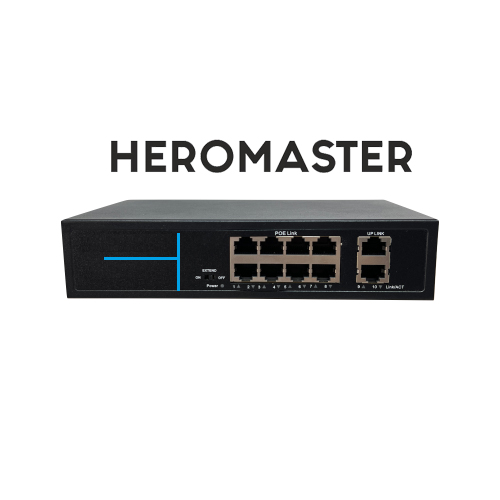 Heromaster 8 Port Poe Swich